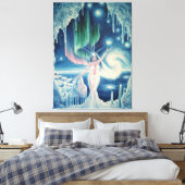 Winterkönigin Leinwanddruck (Insitu (Schlafzimmer))