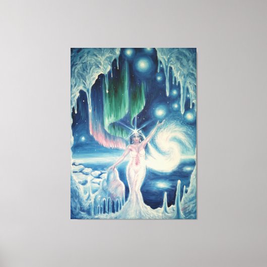 Winterkönigin Leinwanddruck (Vorderseite)