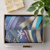 Winterkönigliches Elegantpapier Seidenpapier (Geschenk)