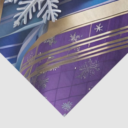 Winterkönigliches Elegantpapier Seidenpapier (Ausschnitt)