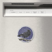 Winterkrähe Magnet (In Situ (Geschirrspüler))