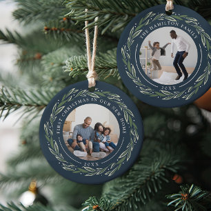 Winterkranz Erste Weihnachten in unserer neuen Z Keramik Ornament