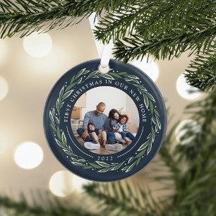 Winterkranz   Erste Weihnachten in unserer neuen Z Ornament