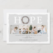 Winterkranz HOPE FotoCollage Weihnachten (Vorderseite)