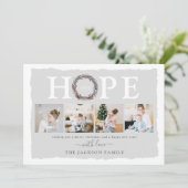 Winterkranz HOPE FotoCollage Weihnachten (Stehend Vorderseite)