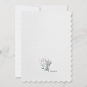 Winterkranz - religiöse Einladung (Rückseite)