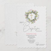 Winterkranz - religiöse Einladung (Vorne/Hinten)