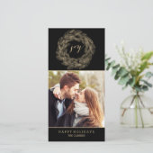 WINTERKREATH | JOY | STYLISH HOLIDAY CARD FEIERTAGSKARTE (Stehend Vorderseite)