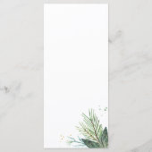 Winterkreidemenü Menükarte (Rückseite)