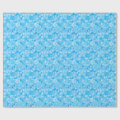 Winterkreise: Abstrakte Polka-Punkte. Geschenkpapier (Flach)