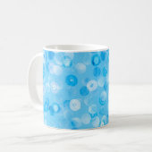 Winterkreise: Abstrakte Polka-Punkte. Kaffeetasse (Vorderseite Links)