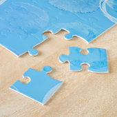 Winterkreise: Abstrakte Polka-Punkte. Puzzle (Seite)