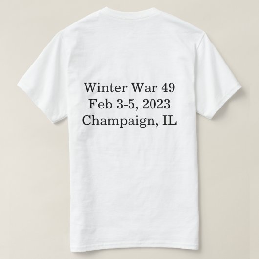 Winterkrieg 49 Shirt (Design Rückseite)