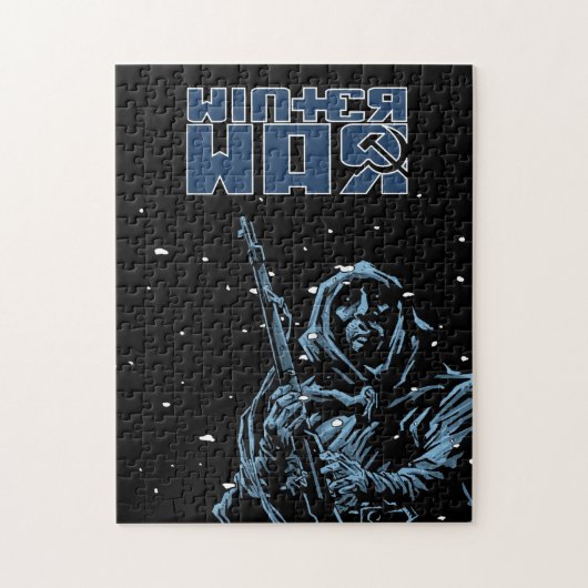 Winterkriegsposter Puzzle (Vertikal)