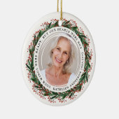 Winterkronenflüge waren fertig für Foto-Gedenkstät Keramik Ornament (Rechts)