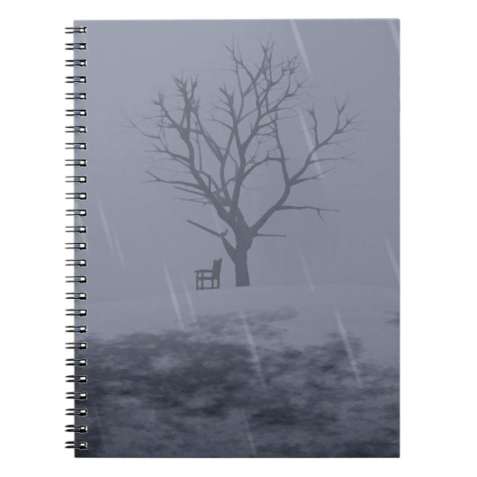 Winterkühle-Notebook Notizblock (Vorderseite)
