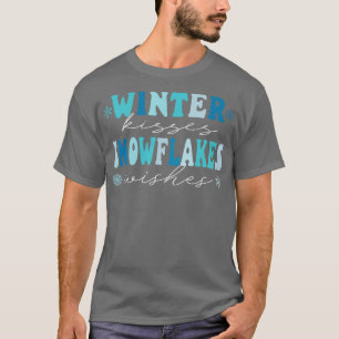 Winterküsse Schneeflocken wünscht Wintersaison Spa T-Shirt