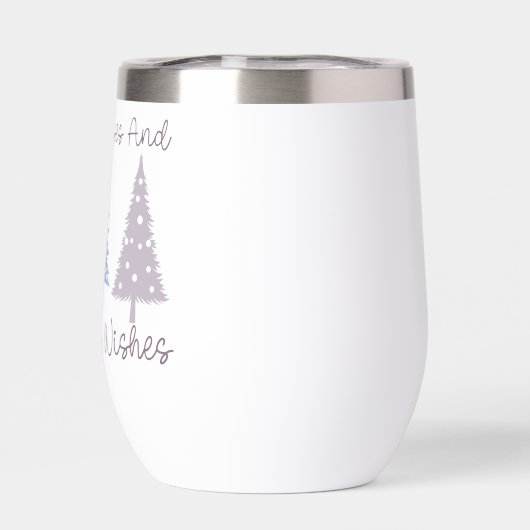 Winterküsse und Snowflake-Wünsche (Rückseite)