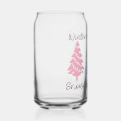 Winterküsse und Snowflake-Wünsche Dosenglas (Rechts)