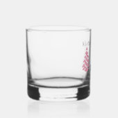 Winterküsse und Snowflake-Wünsche Whiskyglas (Rechts)
