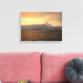 Winterküste Norwegens Leinwanddruck (Insitu (Wohnzimmer))