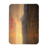 Winterküste Norwegens Magnet (Vertikal)