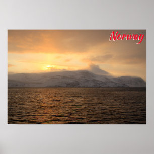 Winterküste Norwegens Poster