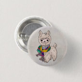 Winterlama Button (Vorne & Hinten)