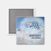 Winterland Journey Magnet (Vorderseite/Rückseite)