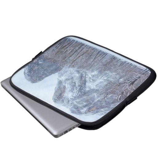 Winterland Laptopschutzhülle (Vorne Knopf)