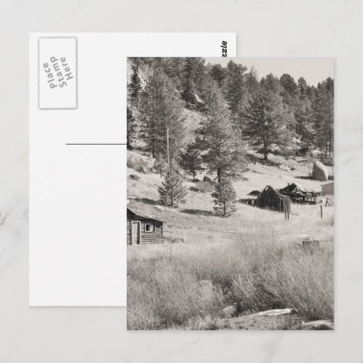 Winterland Postkarte (Vorne/Hinten)