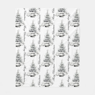 WINTERLAND Weihnachtsdecke Fleecedecke