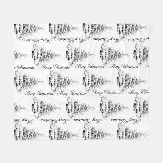WINTERLAND Weihnachtsdecke Fleecedecke (Vorderseite (Horizontal))