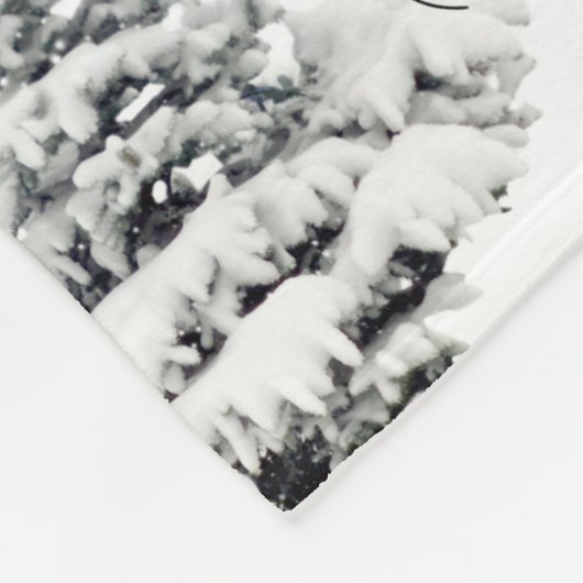 WINTERLAND Weihnachtsdecke Fleecedecke (Ecke)