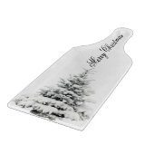 WINTERLAND Weihnachtsweinpaddel Schneidebrett (Ecke)