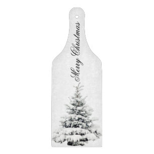 WINTERLAND Weihnachtsweinpaddel Schneidebrett