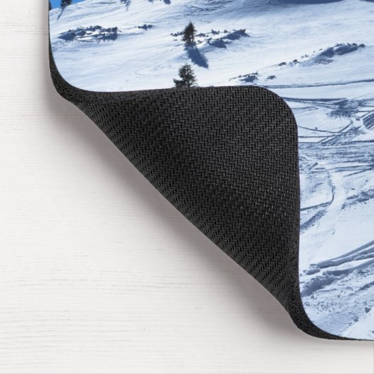 Winterland Wintersonne Mousepad (Ecke)