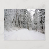 Winterlandepostkarte Postkarte (Vorderseite)
