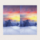 Winterlandschaft (Außenseite Aufgefaltet)