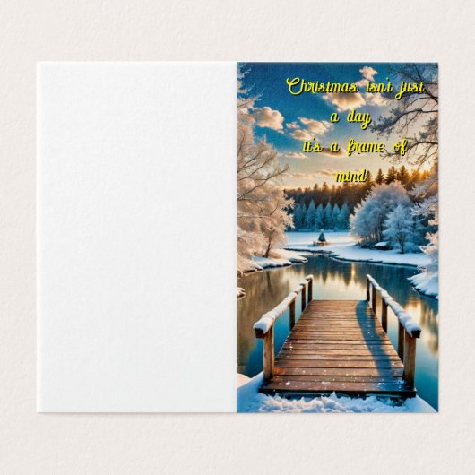 Winterlandschaft (Außenseite Aufgefaltet)