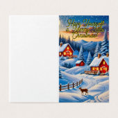 Winterlandschaft (Außenseite Aufgefaltet)