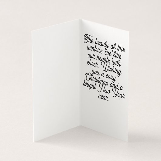 Winterlandschaft (Innenseite)