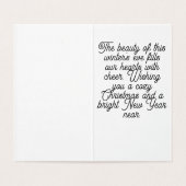 Winterlandschaft (Innenseite Aufgefaltet)