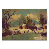 Winterlandschaft (Vorderseite (Horizontal))