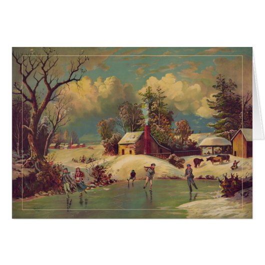 Winterlandschaft (Vorderseite (Horizontal))