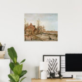 Winterlandschaft, 1623 poster (Heimbüro)