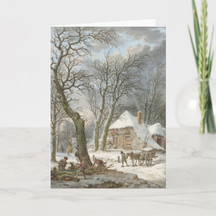 Winterlandschaft (1759-1842) von Pieter Pietersz Feiertagskarte