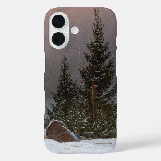 Winterlandschaft, 1811 von Caspar David Friedrich Case-Mate iPhone Hülle (Rückseite)