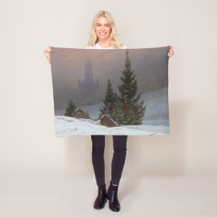 Winterlandschaft, 1811 von Caspar David Friedrich Fleecedecke