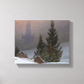 Winterlandschaft, 1811 von Caspar David Friedrich Leinwanddruck (Vorderseite)